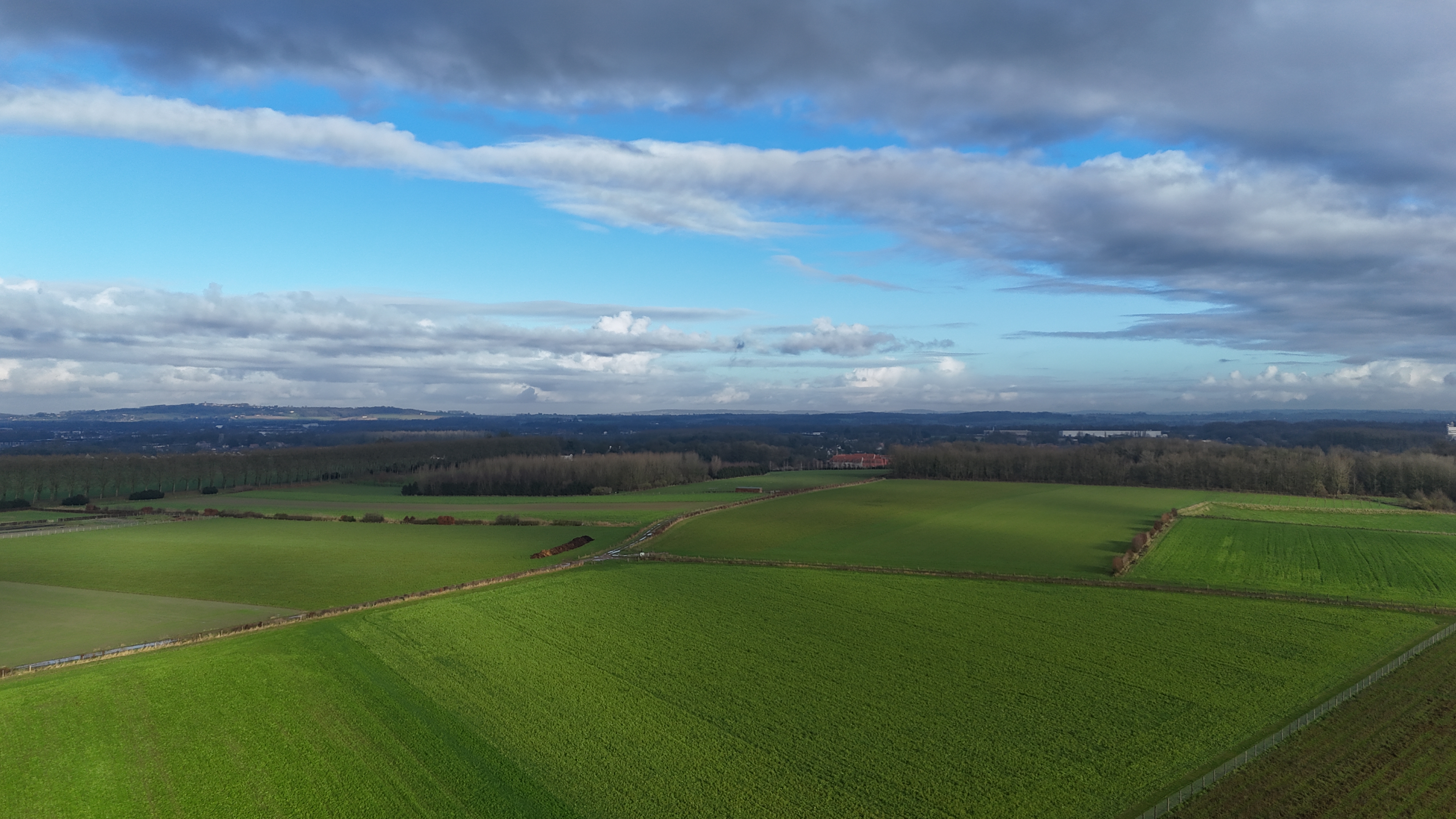 La plaine agricole du Domaine de Chercq