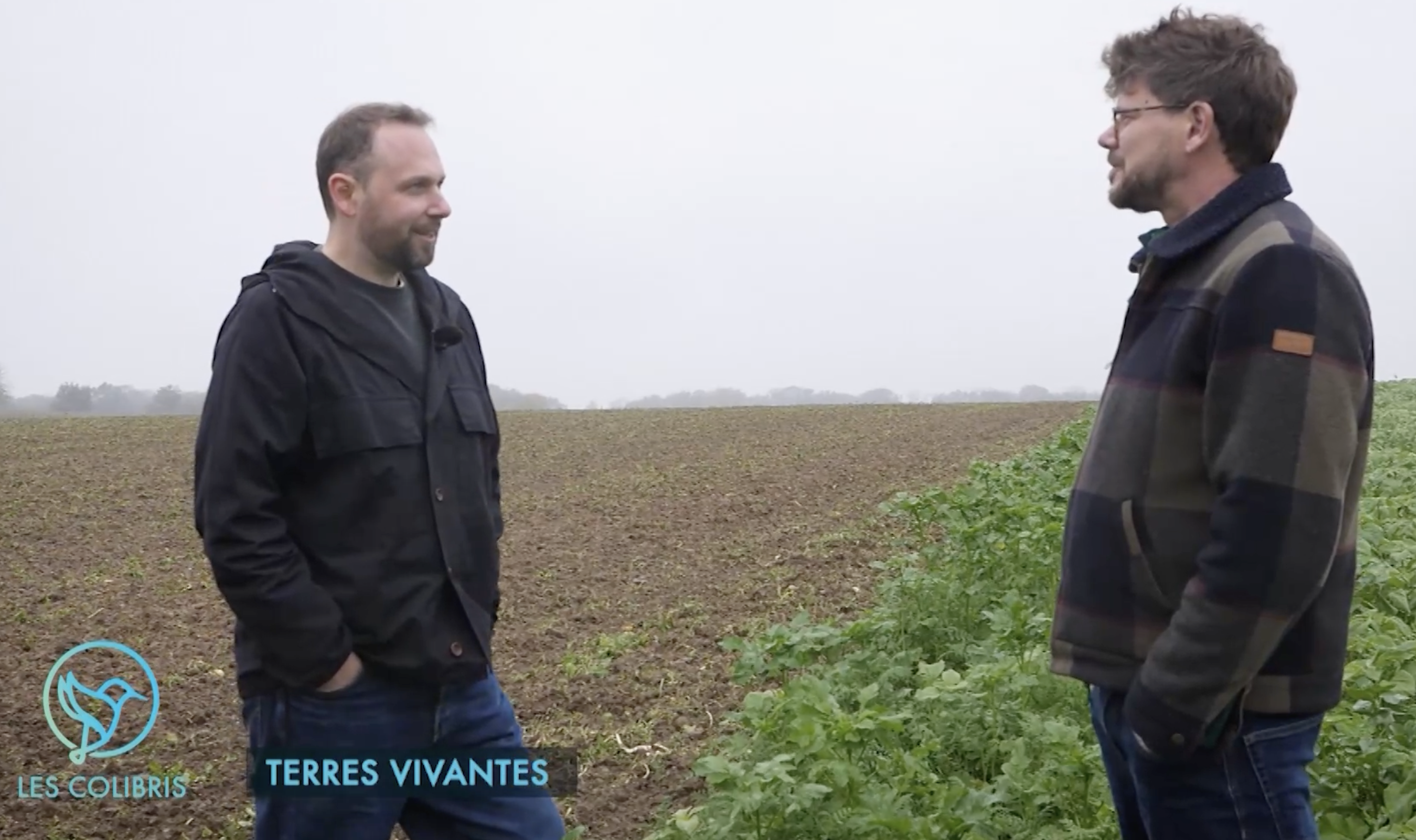 François Namur et Antal Moreau lors de l'émission Les Colibris de TV Com