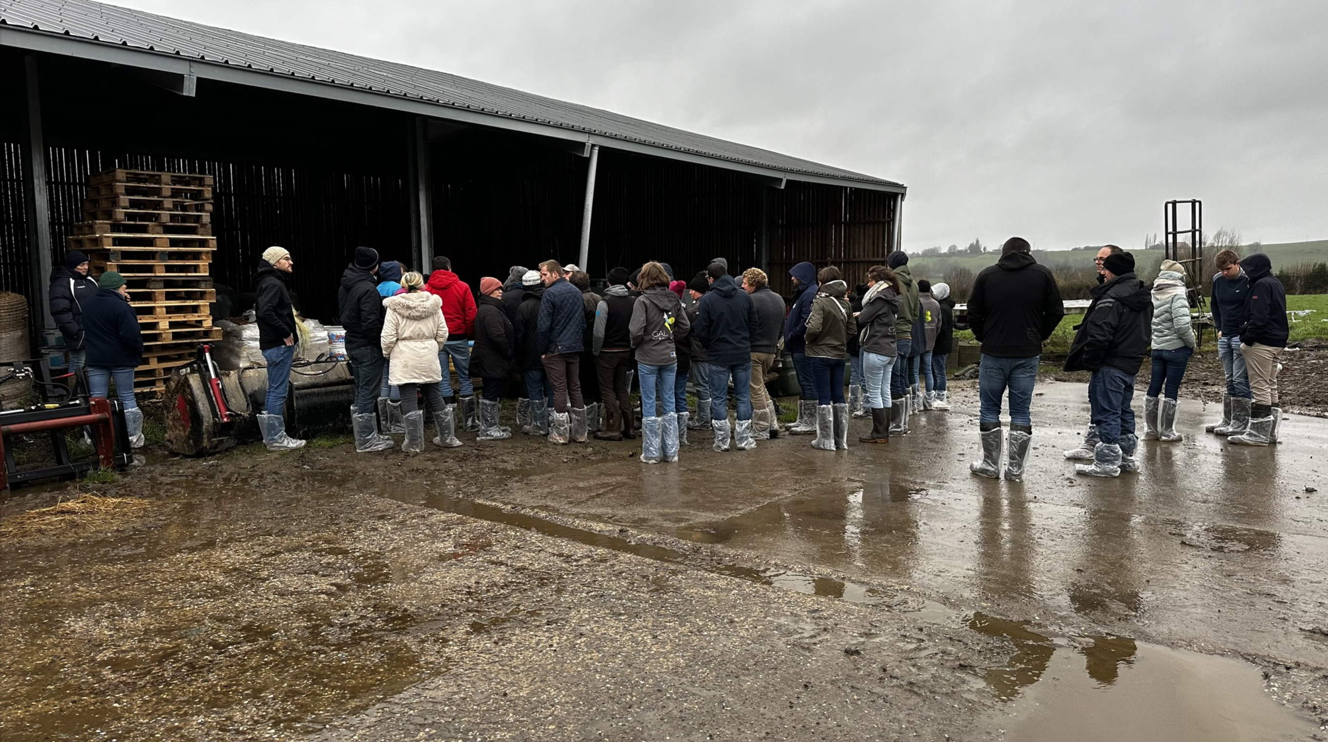 La visite chez Michaël Gilliquet organisée par Terres Vivantes