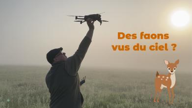 John, pilote de drone bénévole chez Sauvons Bambi