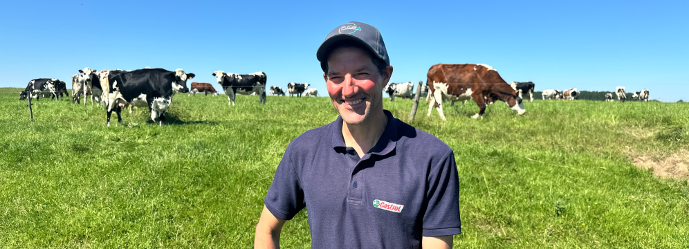 Freddy Vanderhaeghen, éleveur laitier bio à Rumes près de Tournai