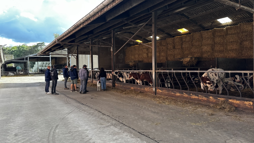 Les étables de la Ferme Crompot à Hensies